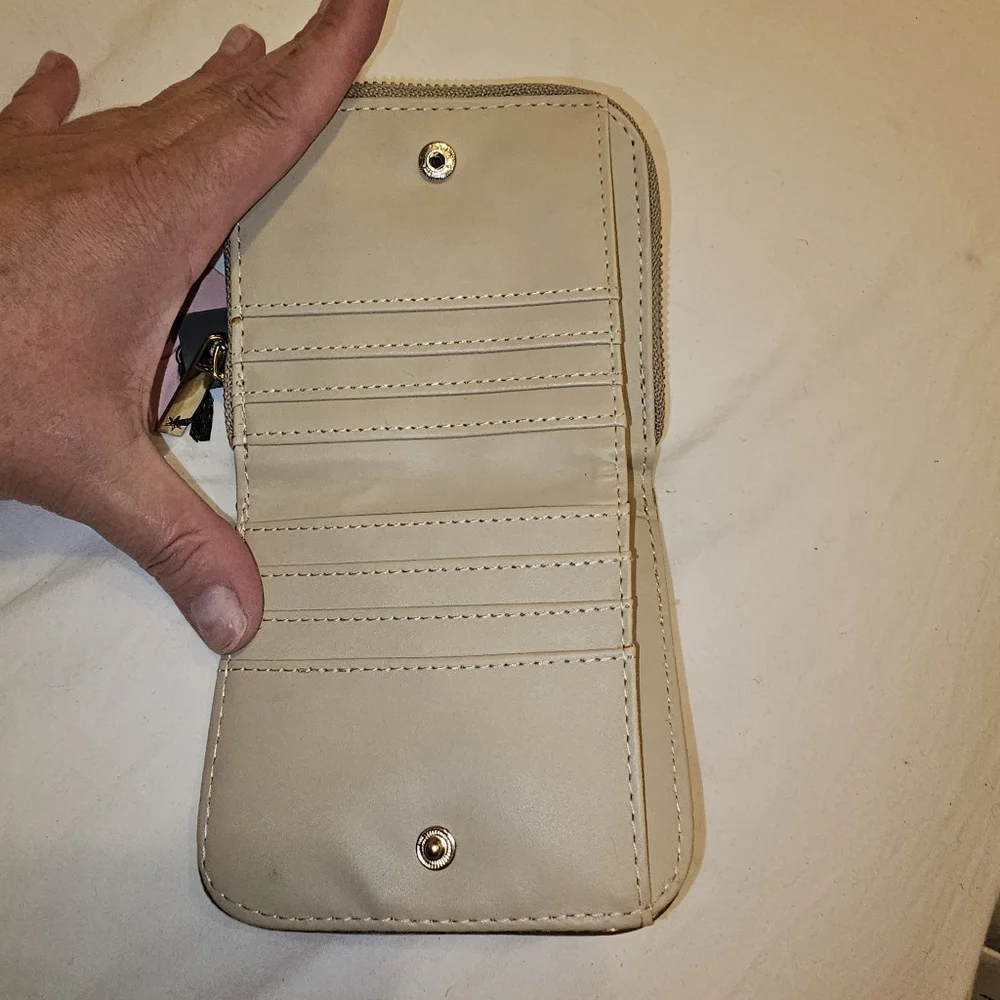 Kedzie Gold Zip Around Wallet - Picture 8 of 10